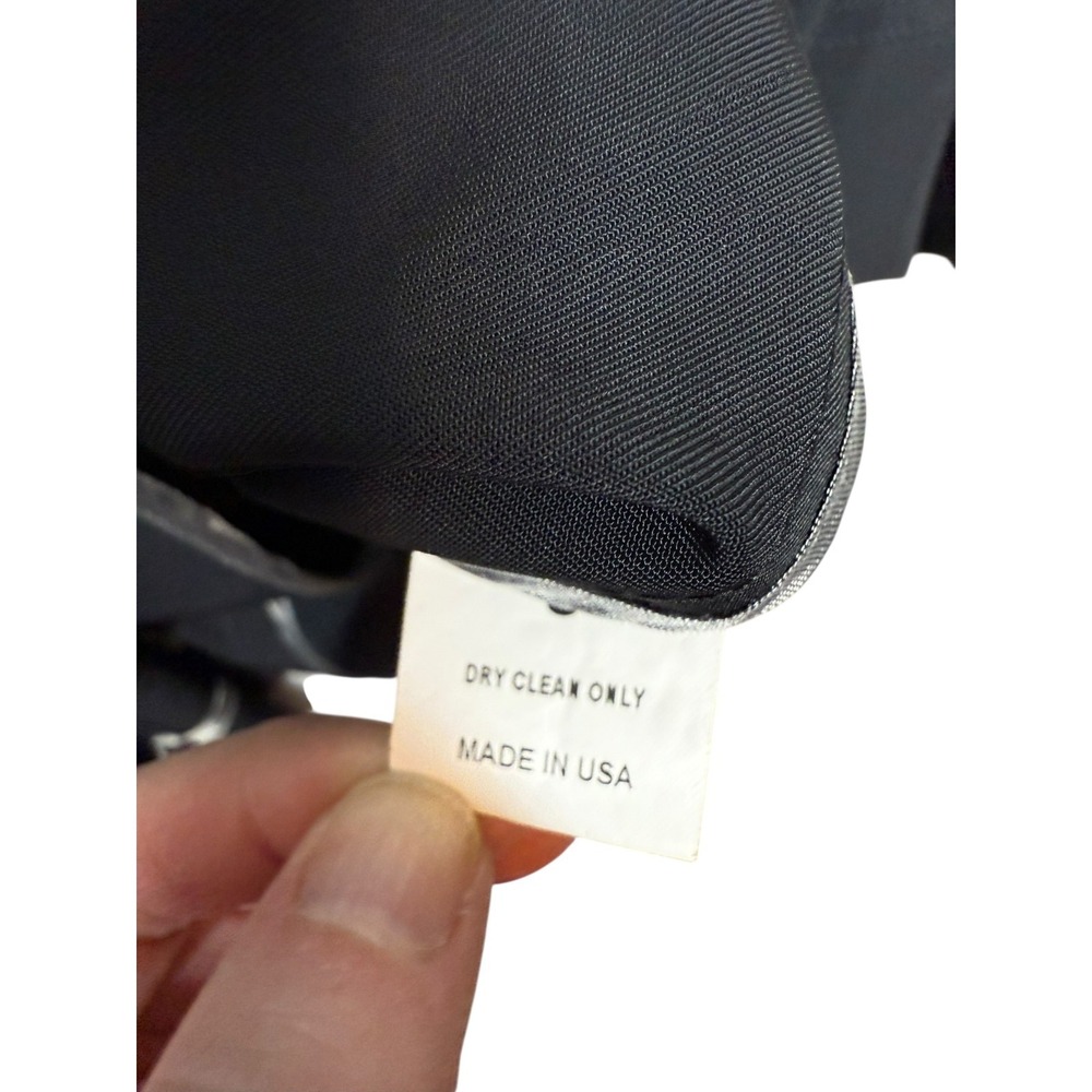 Peace of Cloth Womens Black Panticular Kate Button Up Shirt Jacket Size Small - Picture 6 of 9